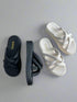 Summer Casual Criss Cross Slid On Sandals